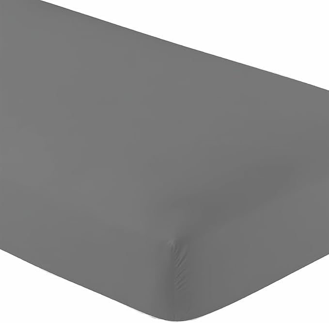 Premium Egyptian Cotton Microfiber 2 Twin Fitted Bottom Bed Sheets (2-Pack) 1800 Ultra Soft and Comfy - 39" x 75" Great for Kids Room, Guest ... - Breathable Egyptian Cotton Flat & Fitted Sheets Detail