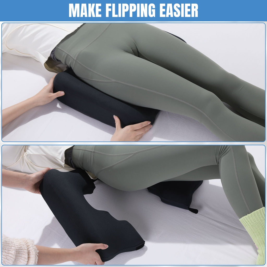 Ergonomic Memory Foam Memory Foam Bed Sore Cushions for Butt, Bedsore Pressure Relief Pillow for Sleeping and Sitting,Cushion for Bed Sores... - Orthopedic Shredded Foam Bed Pillow Set Detail