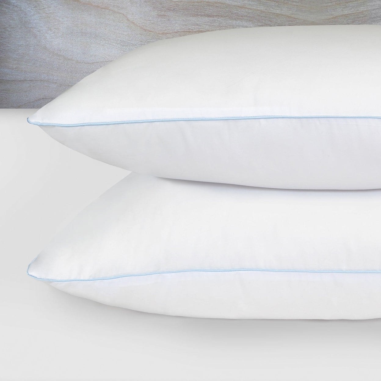 Fluffy Shredded Comfy Sleep Eco-Friendly Bed Pillow Standard/Queen (2 Pk) - Hotel Quality Plush Sleeping Pillows Detail