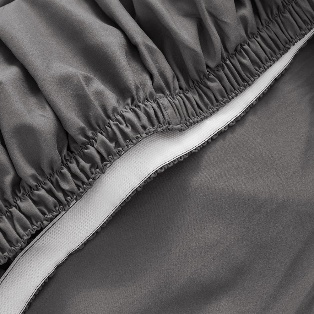 Ultra-Soft So Soft 3-Piece Dark Gray Sheet Set, Twin - Cooling Hotel Quality Bedding Sheets and Pillowcases Detail