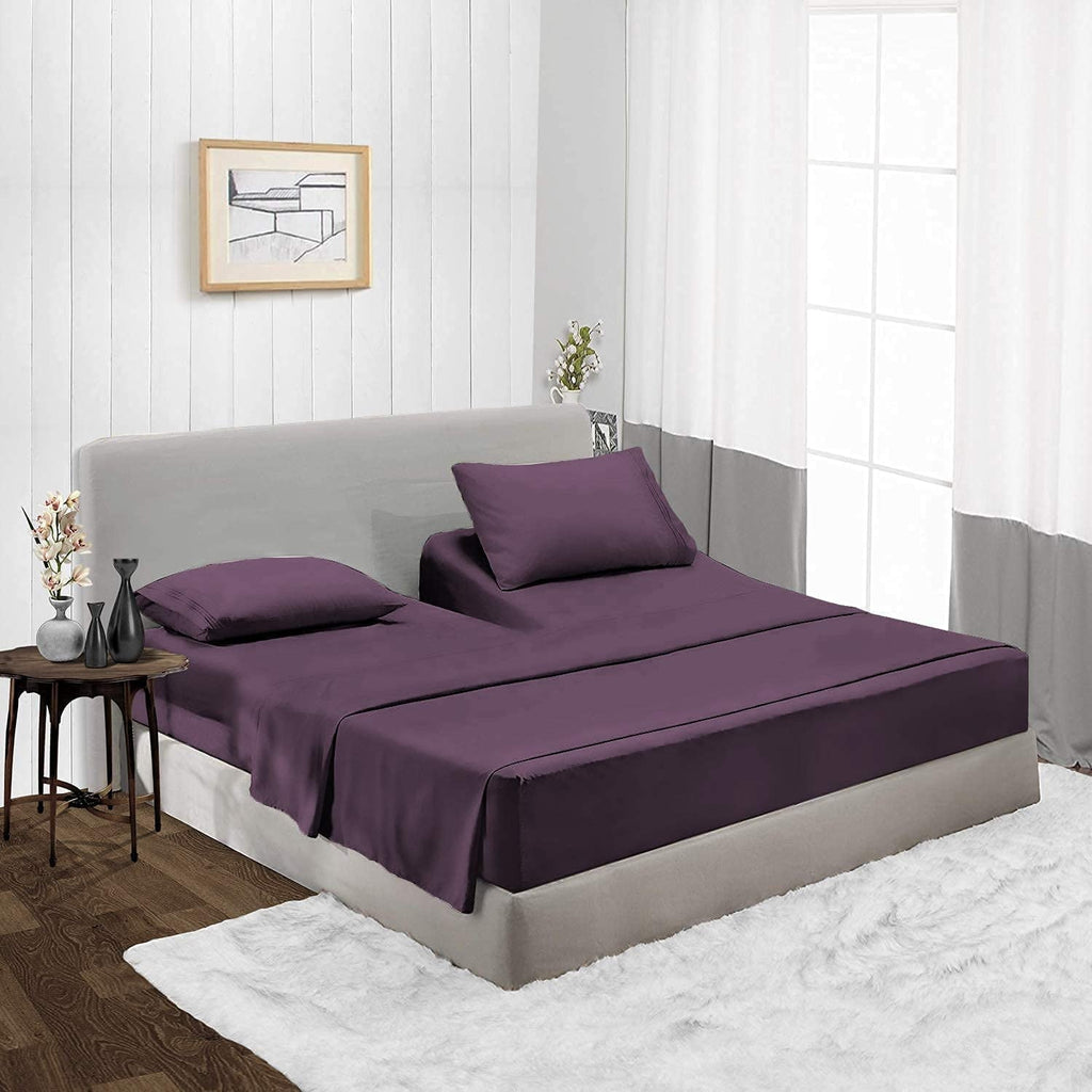 Breathable Luxury Top Split-King: Adjustable King Bed Sheets - Bed Sheet Set - 100% Egyptian Cotton - 800 Thread Count - 15 Inch Deep P... - Luxury Bed Sheet Set with Deep Pockets Detail