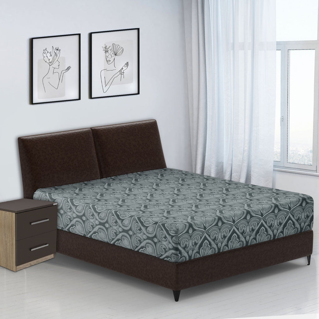 Breathable Luxury Queen Bed Sheets Set - 6 Piece Brushed Microfiber Bed Sheet - Shrinkage and Fade Resistant - (Queen, Grey) - Premium Ultra-Soft Pillowcase Pair for Sleeping Detail