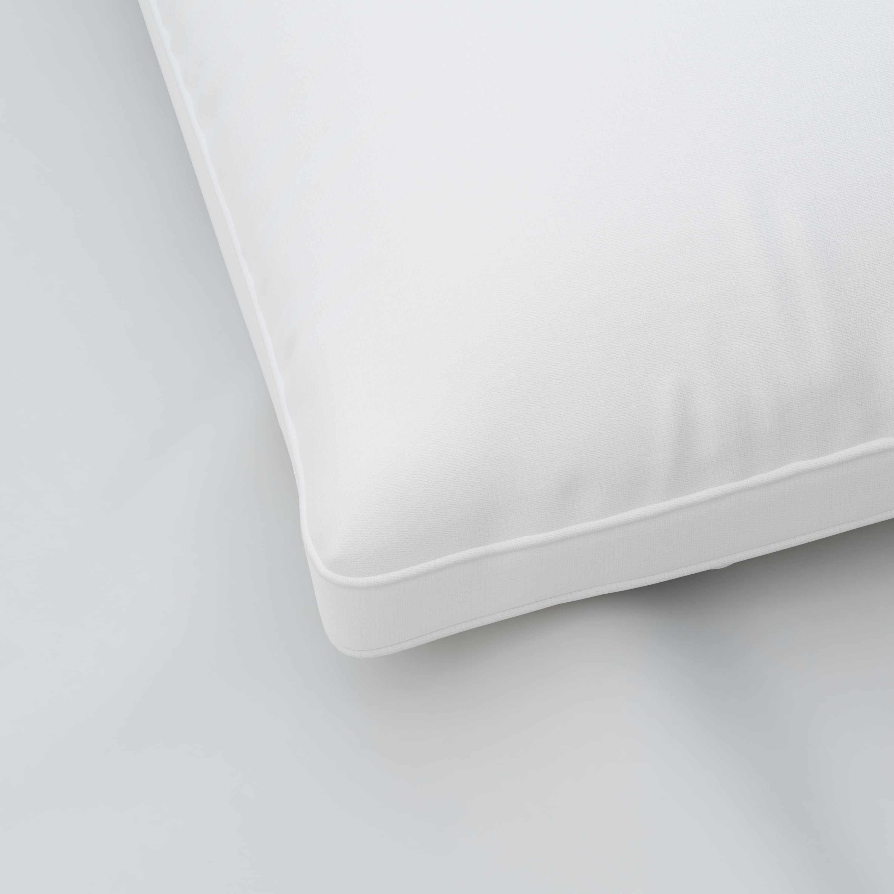 Orthopedic Support Cooling Bed Pillow, Jumbo, White- Extra Firm, 2 Count - Orthopedic Shredded Foam Bed Pillow Set Detail