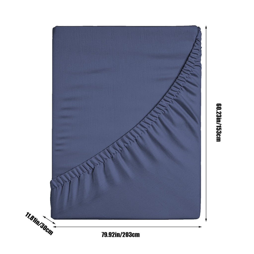 Breathable Luxury Bed Sheet, Queen Size - Deep Pocket Soft Wrinkle and Fade Resistant - Breathable Egyptian Cotton Flat & Fitted Sheets Detail