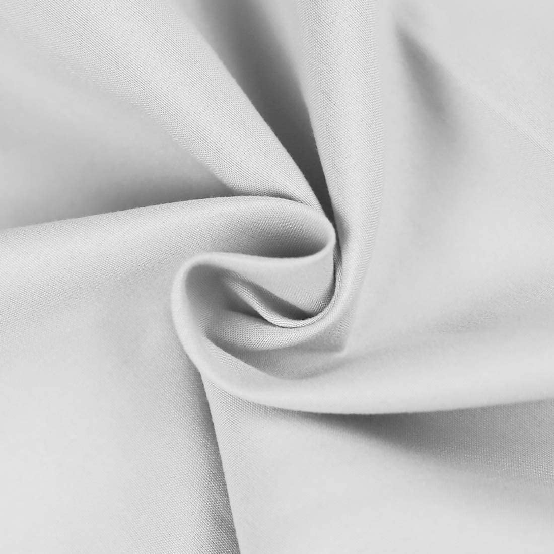 Cooling Sateen 2 Pack Fitted Hospital Bed Sheets with Elastic All Around for a Double Brushed Ultra Soft Breathable 100% Microfiber ... - Breathable Egyptian Cotton Flat & Fitted Sheets Detail