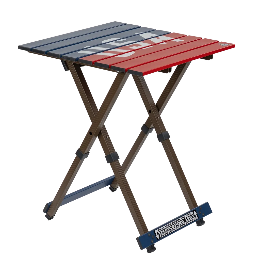 Heavy-Duty Grilling Compact Camp Table 20 - USA Anniversary Deluxe - Choice 757 - Multi-Functional Heavy-Duty Grilling Table Counter - Default Title