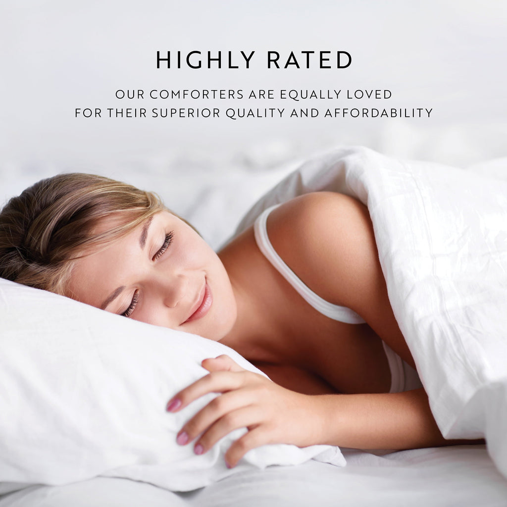 Hypoallergenic Cloud 2-Piece Navy & Gray Reversible Down Alternative Comforter Set, Twin/Twin XL - All-Season Down Alternative Comforter Insert Detail