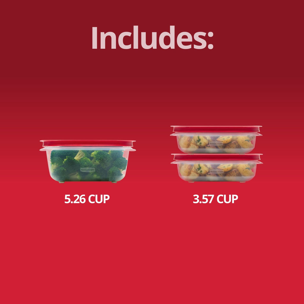 Deliciously Squishy 3.57-Cup (2) and 5.26-Cup EasyStore Rectangle Containers, 3 Pack, Food Storage Containers, Food Storage Containers wi... - Playful Star & Heart Shaped Geometric NeeDoh Detail