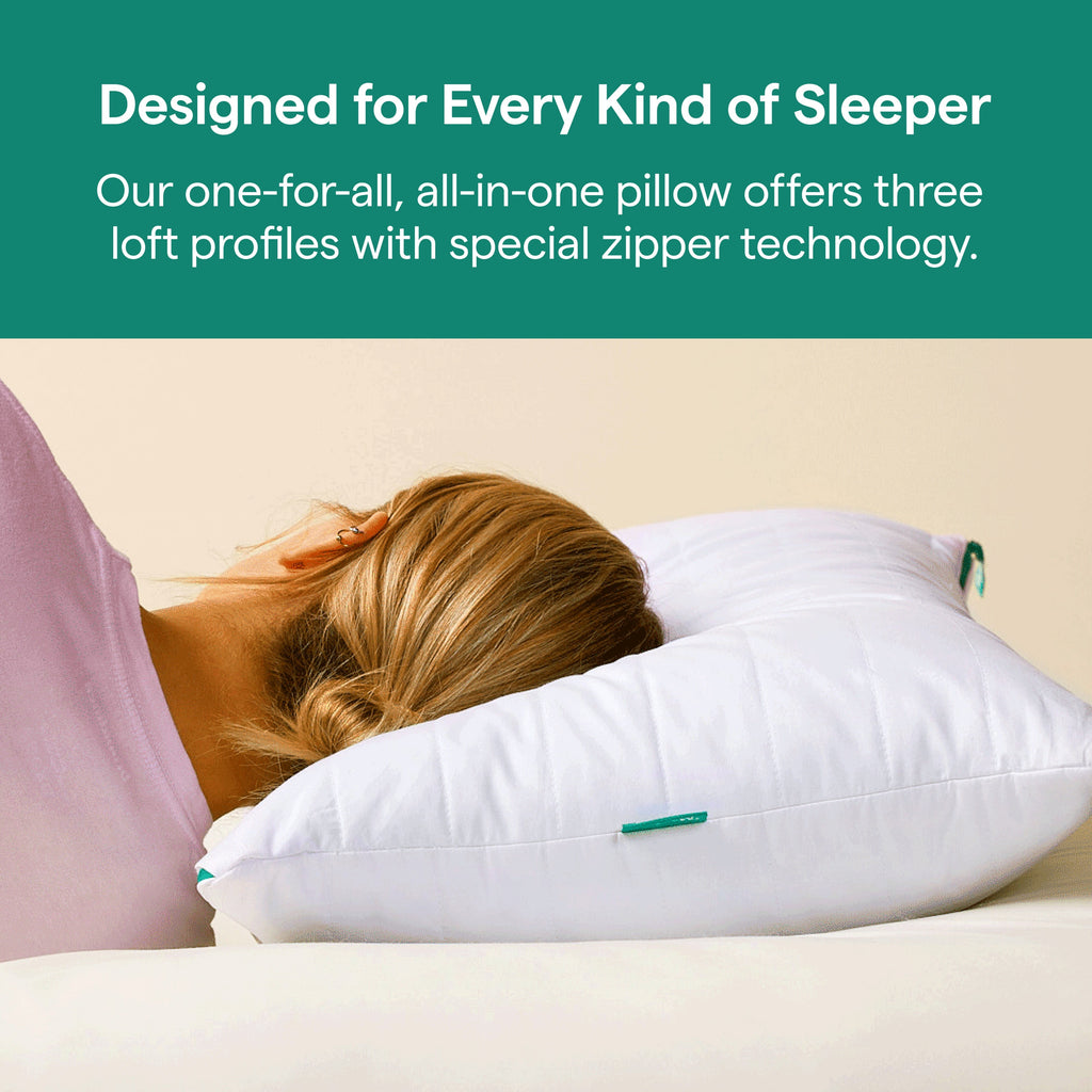 Orthopedic Support Marlow Adjustable Memory Foam Bed Pillow - Neck and Back Support For Side, Back and Stomach Sleepers - Standard/Queen... - Orthopedic Shredded Foam Bed Pillow Set Detail