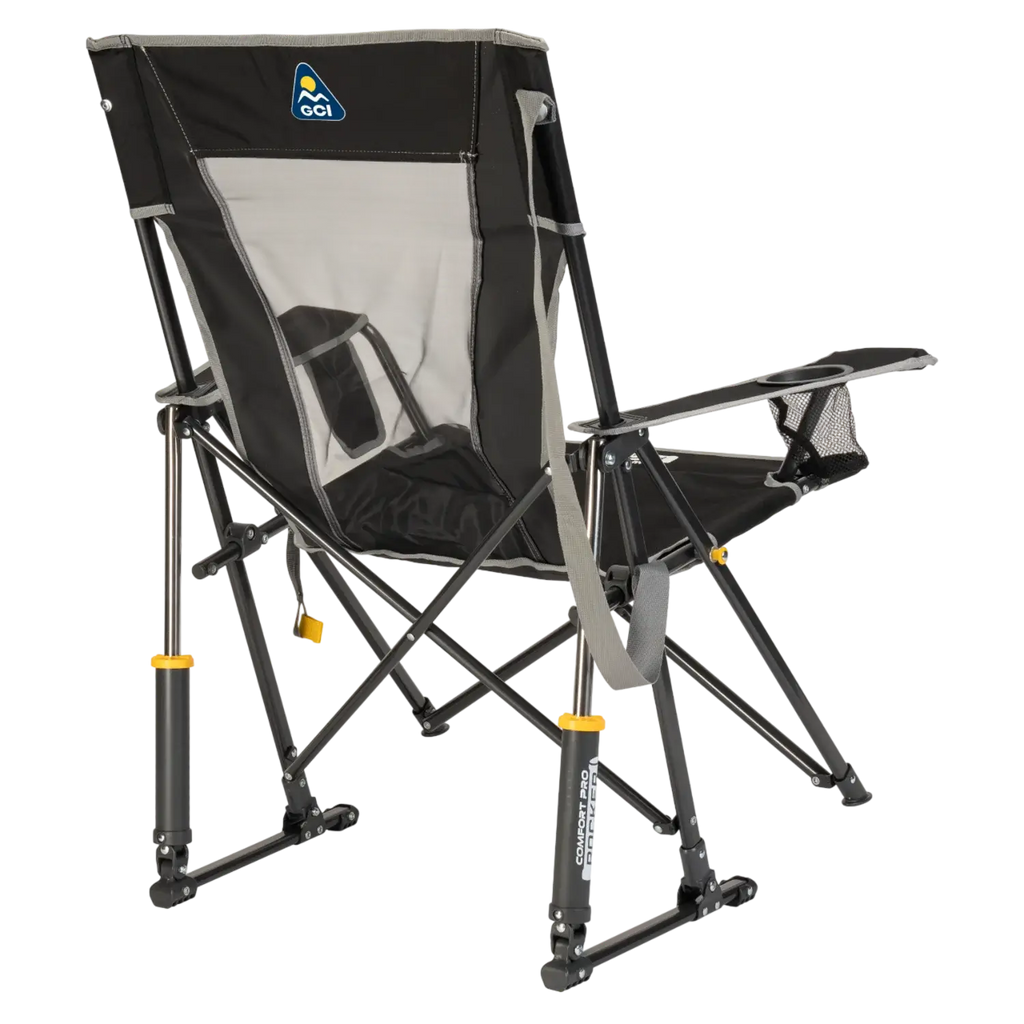 Premium All-Weather Comfort Pro Rocker - Choice 375 - Freestyle Rocker Portable Outdoor Folding Chair Detail