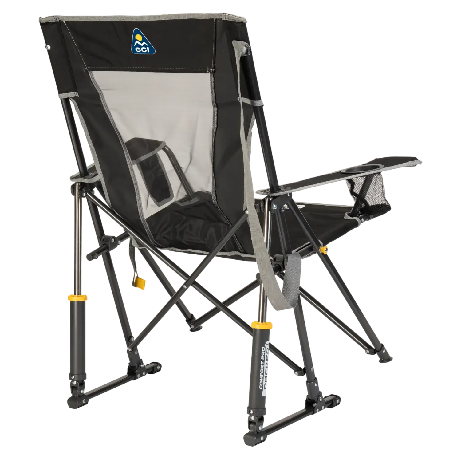 Premium All-Weather Comfort Pro Rocker - Choice 375 - Freestyle Rocker Portable Outdoor Folding Chair Detail