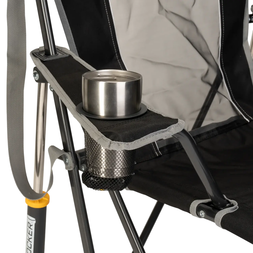 Premium All-Weather Comfort Pro Rocker - Choice 375 - Freestyle Rocker Portable Outdoor Folding Chair Detail