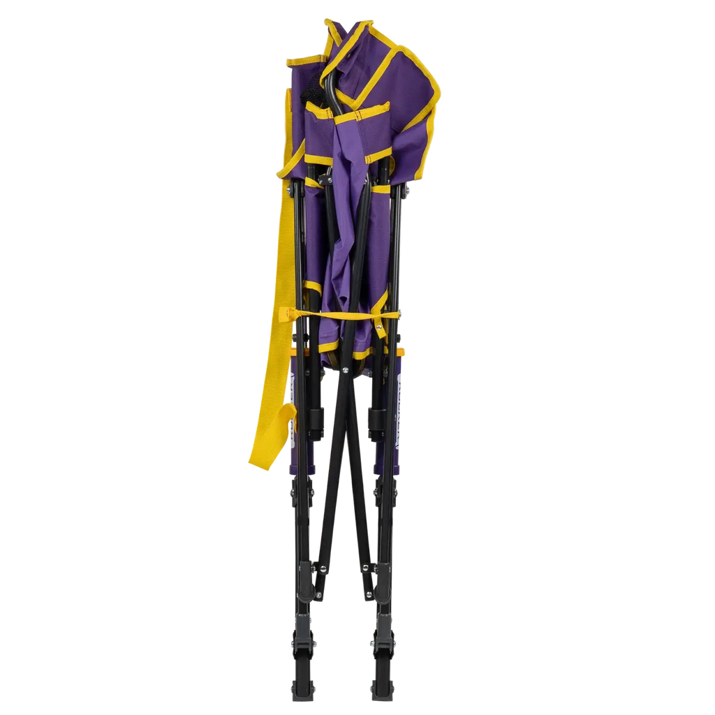 Patented Spring-Action College Comfort Pro Rocker - LSU Tigers - Choice 880 - Freestyle Rocker Portable Outdoor Folding Chair Detail