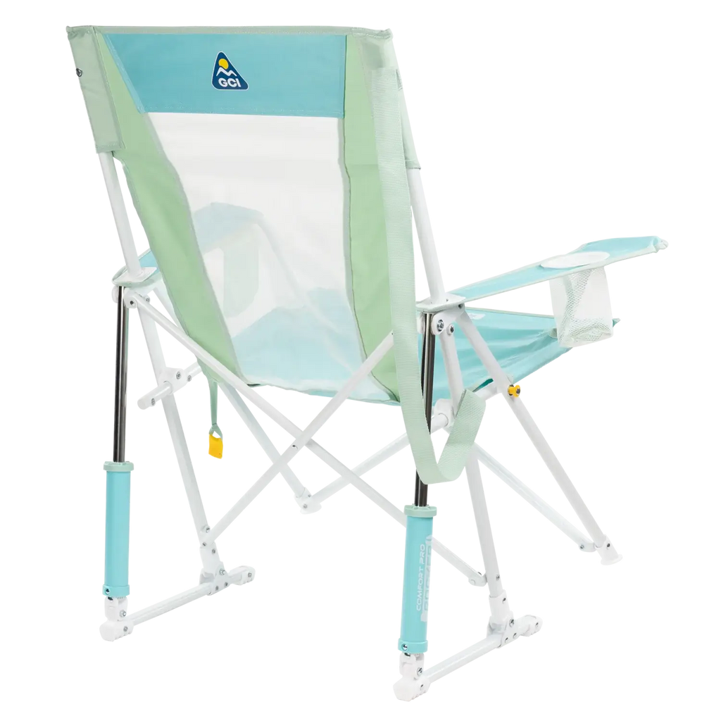 Premium All-Weather Comfort Pro Rocker - Choice 375 - Freestyle Rocker Portable Outdoor Folding Chair Detail