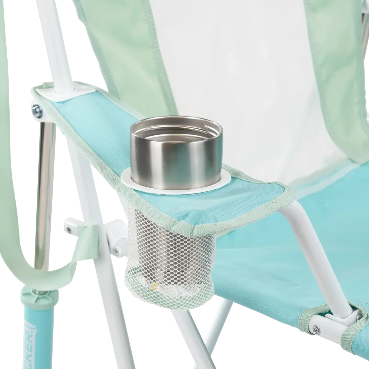 Premium All-Weather Comfort Pro Rocker - Choice 375 - Freestyle Rocker Portable Outdoor Folding Chair Detail