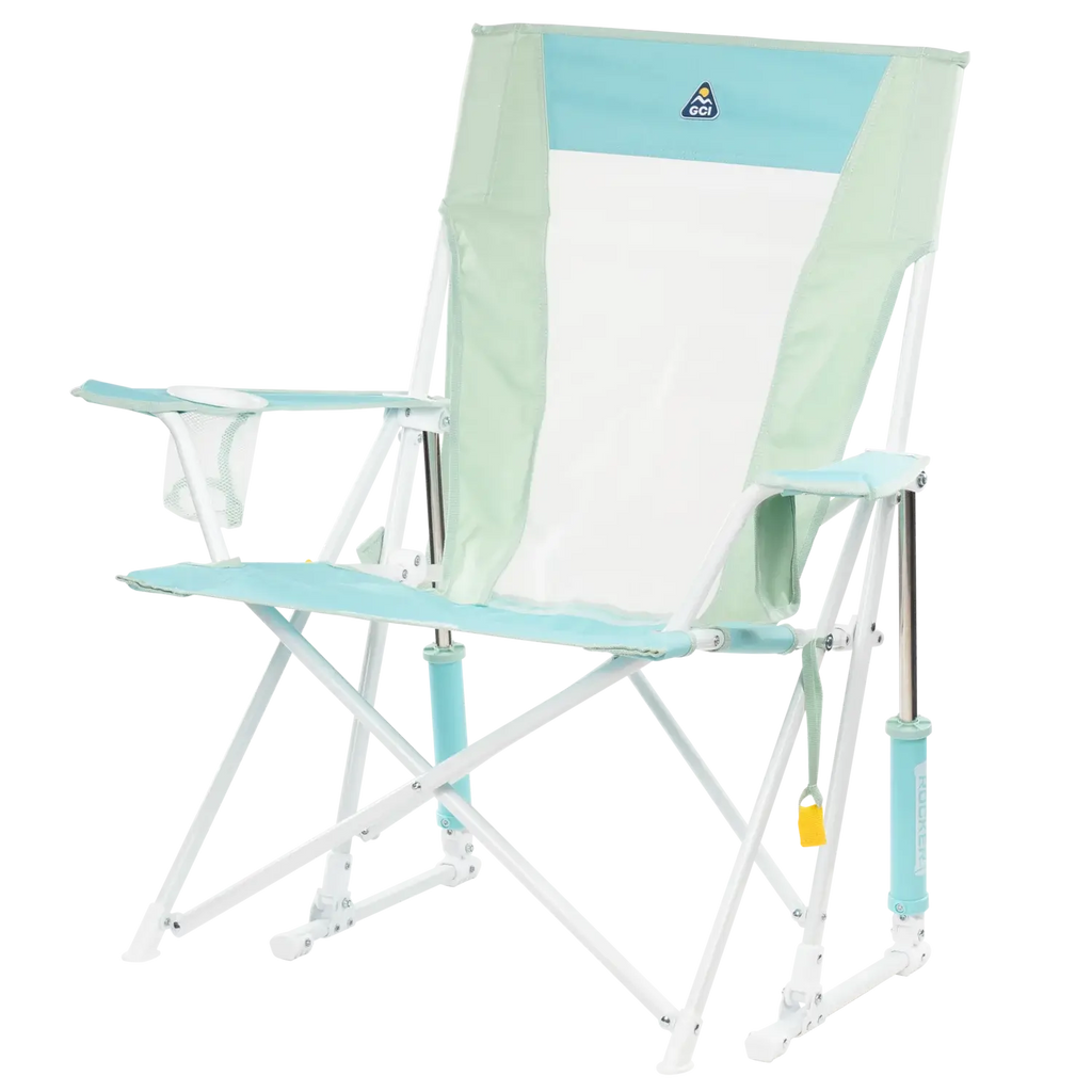 Premium All-Weather Comfort Pro Rocker - Choice 375 - Freestyle Rocker Portable Outdoor Folding Chair Detail