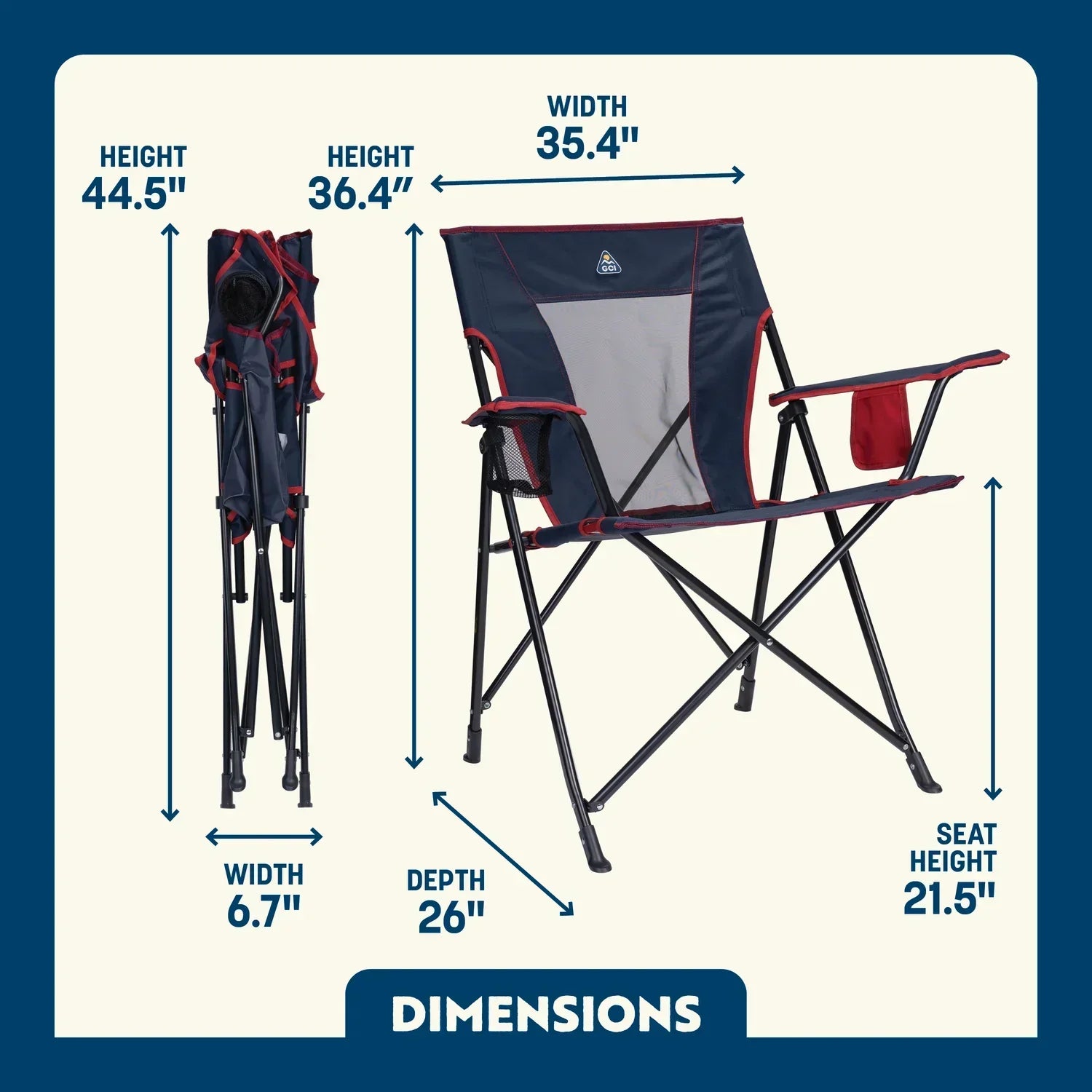 Lightweight Messenger Comfort Quad Chair - Choice 989 - Space-Saving Micro-Folding Chair for Backpacking Detail