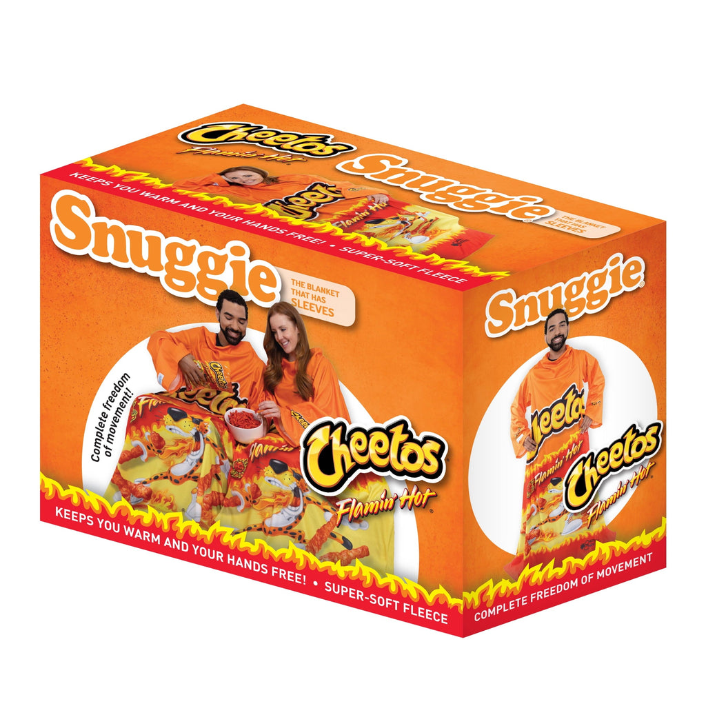 Super Soft Flannel Cheetos Flaming Hot Wearable Blanket - Lightweight Plush Warm Blanket for All Seasons Detail