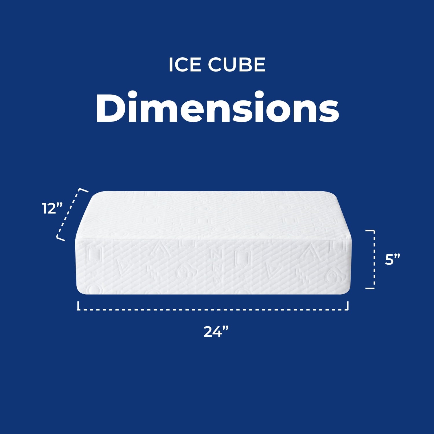 Fluffy Shredded (2 pack) Ice Cube Cooling Memory Foam Bed Pillow (1 Count) - Hotel Quality Plush Sleeping Pillows Detail