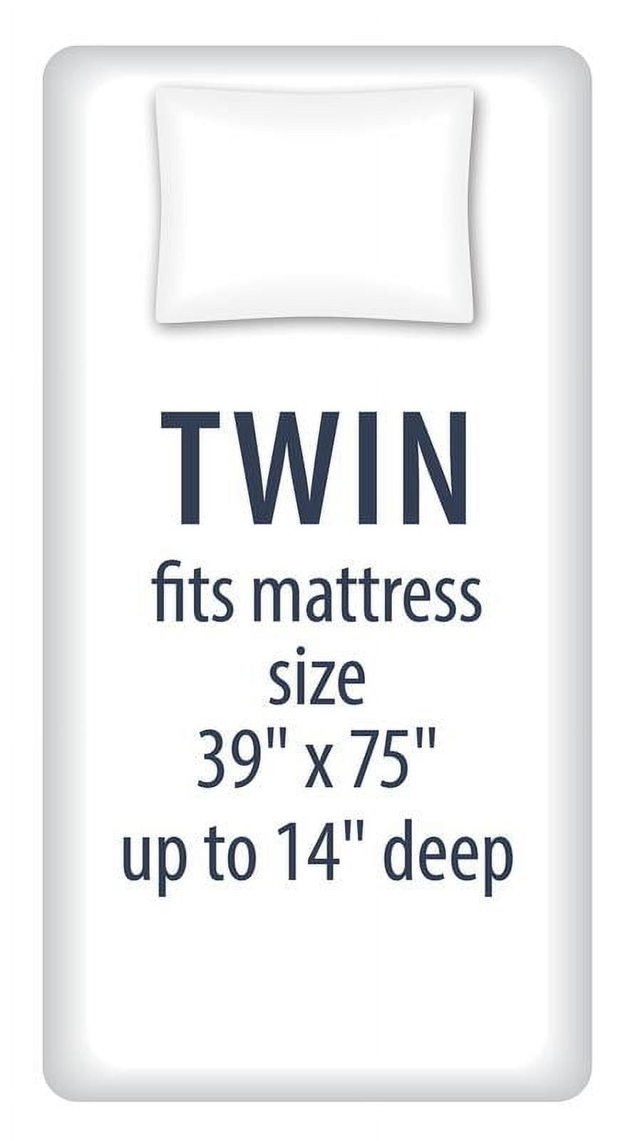 Cooling Sateen Kids Soft Microfiber Sheet Set, Gray, Twin, 3 Pieces - Cooling Hotel Quality Bedding Sheets and Pillowcases Detail