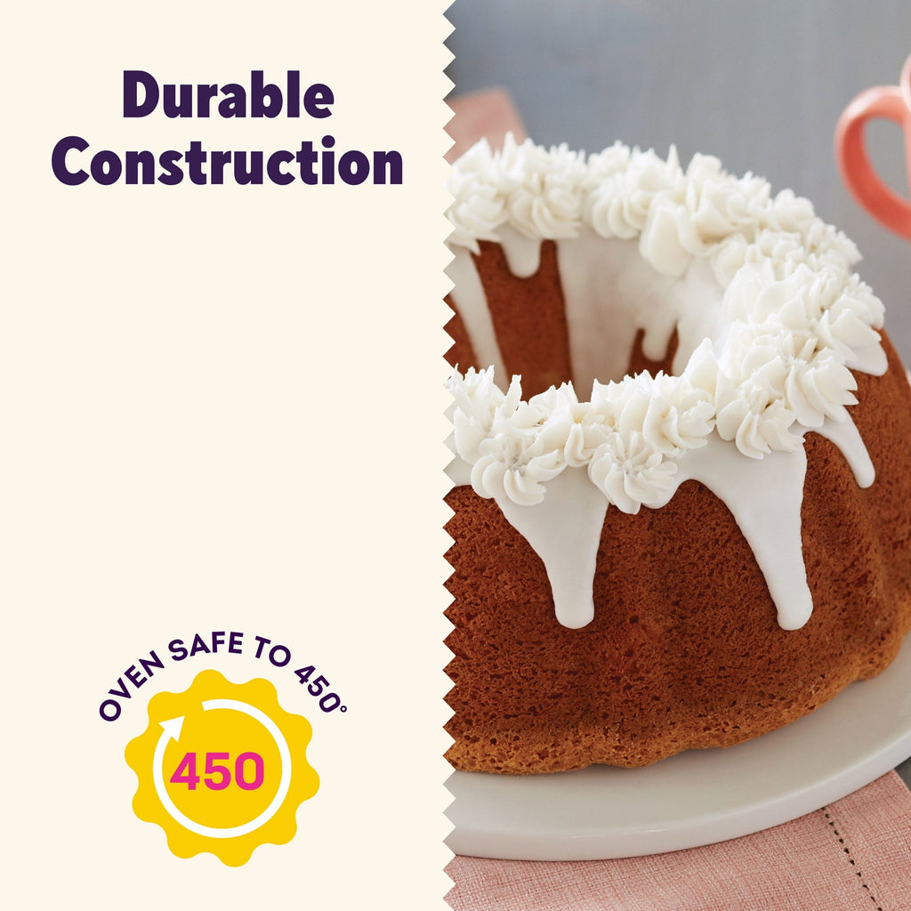 Multi-Functional Everyday Non-Stick Bundt Cake Pan 6" Fluted Tube Baking Pan, Packaging May Vary - Kitchen Gadget Tool for Quick Food Prep Detail