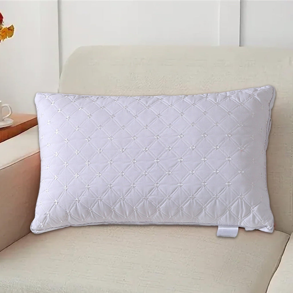 Orthopedic Support Hotel Grade Extra Soft Pillows Queen Size Set of 2 Supportive Bed Pillow for Back Side and Stomach Sleepers, Breathab... - Orthopedic Shredded Foam Bed Pillow Set Detail