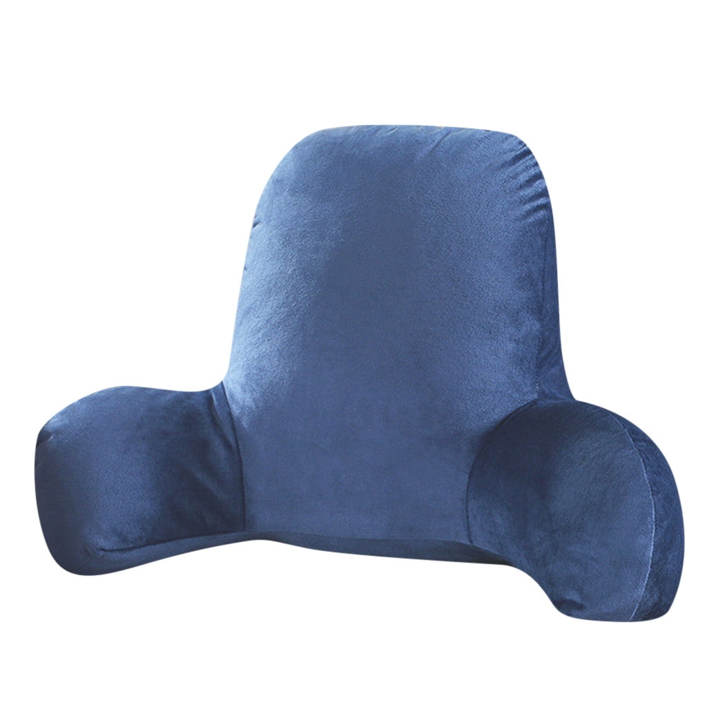Orthopedic Support Backrest Pillow with Arms, Back Rest for Bed Sitting, Plush Big Backrest Lumbar Support Chair Cushion, Foam ... - Hotel Quality Plush Sleeping Pillows Detail