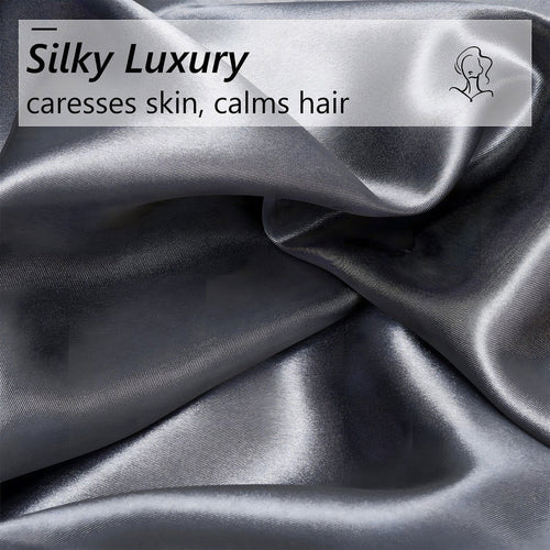 Breathable Luxury Luxury 5-Piece Satin Sheets Twin Silk Sheets Bed Sheet Set Ultra-Silky & Skin-Friendly Deep Pocket Bed Flat Fitted Sheet - Cooling Hotel Quality Bedding Sheets and Pillowcases Detail