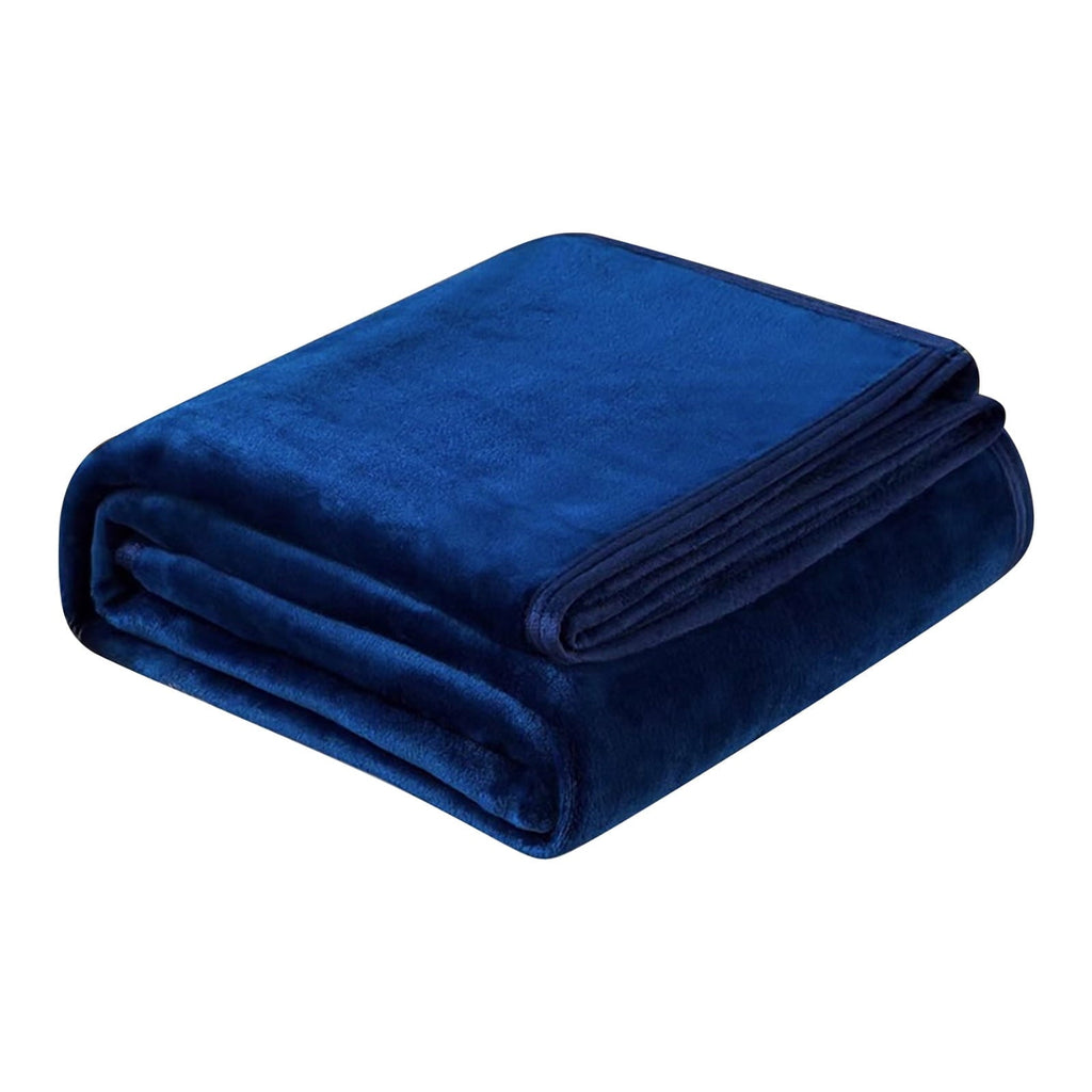 Cozy Fleece 28x39 Inch Soft Thick Gentle Cozy Throw for Couch Lightweight Warm Home Throw for Living Room Bedroom - Luxury Knitted Decorative Throw Blanket with Fringes Detail