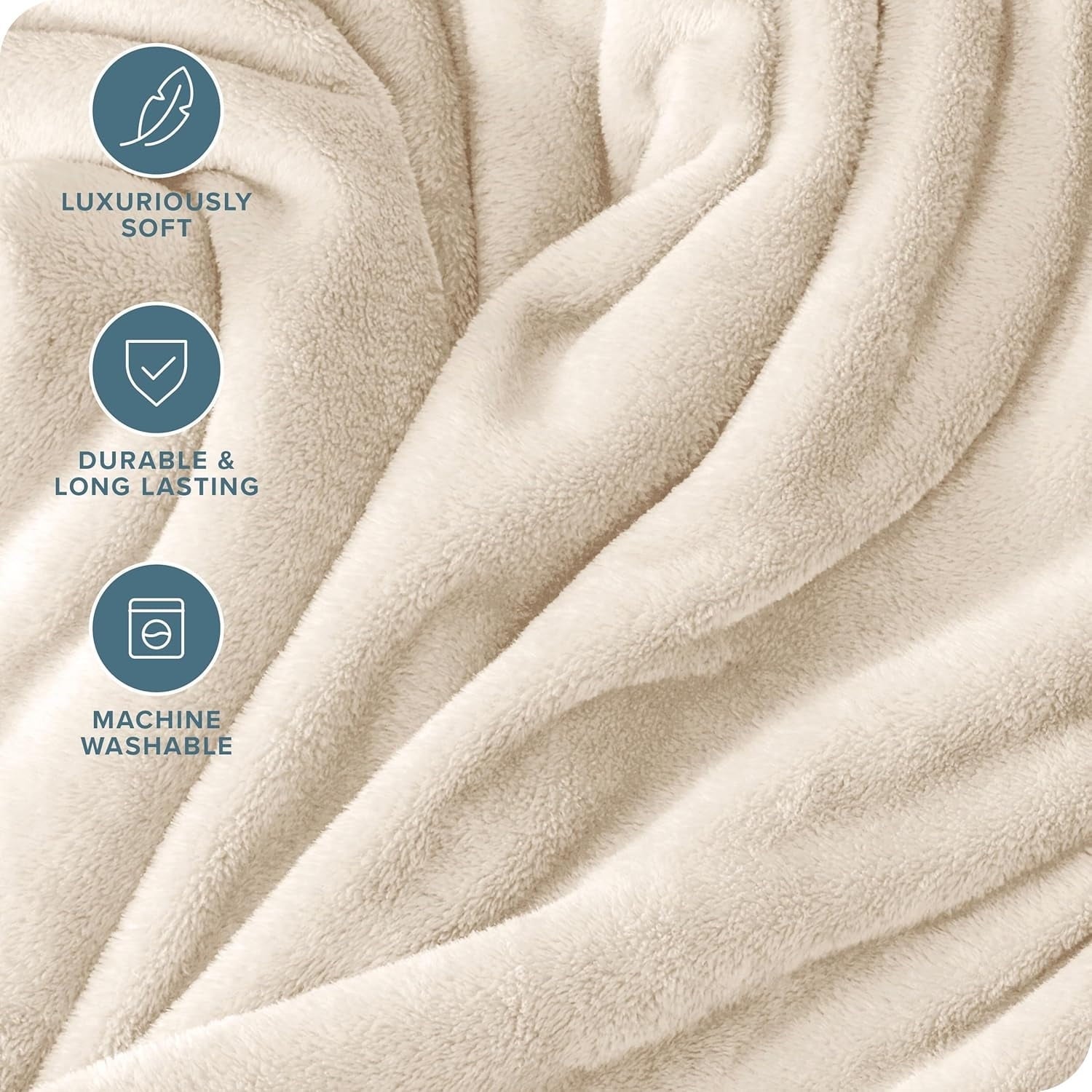 Lightweight Warm Throw Blanket, 50x60 inch Soft & Warm Blanket for Sleep Snap, Lightweight Reversible Bed Blankets and Cozy Throws for... - Luxury Knitted Decorative Throw Blanket with Fringes Detail