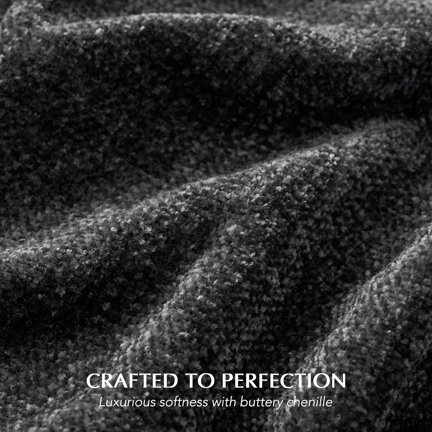Decorative Knitted Soft Chenille Throw Blanket for Couch, Cozy Plush Fuzzy Decorative Chenille Knit Throw Blanket with Tassels, Lightwei... - Cozy Fleece Throw Blanket for Couch & Bed Detail