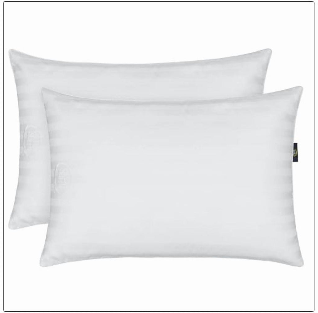 Orthopedic Support Comfy Sleep Bed Pillow Queen Size, Pack of 2 - Ergonomic Memory Foam Pillow for Neck Pain Support Detail
