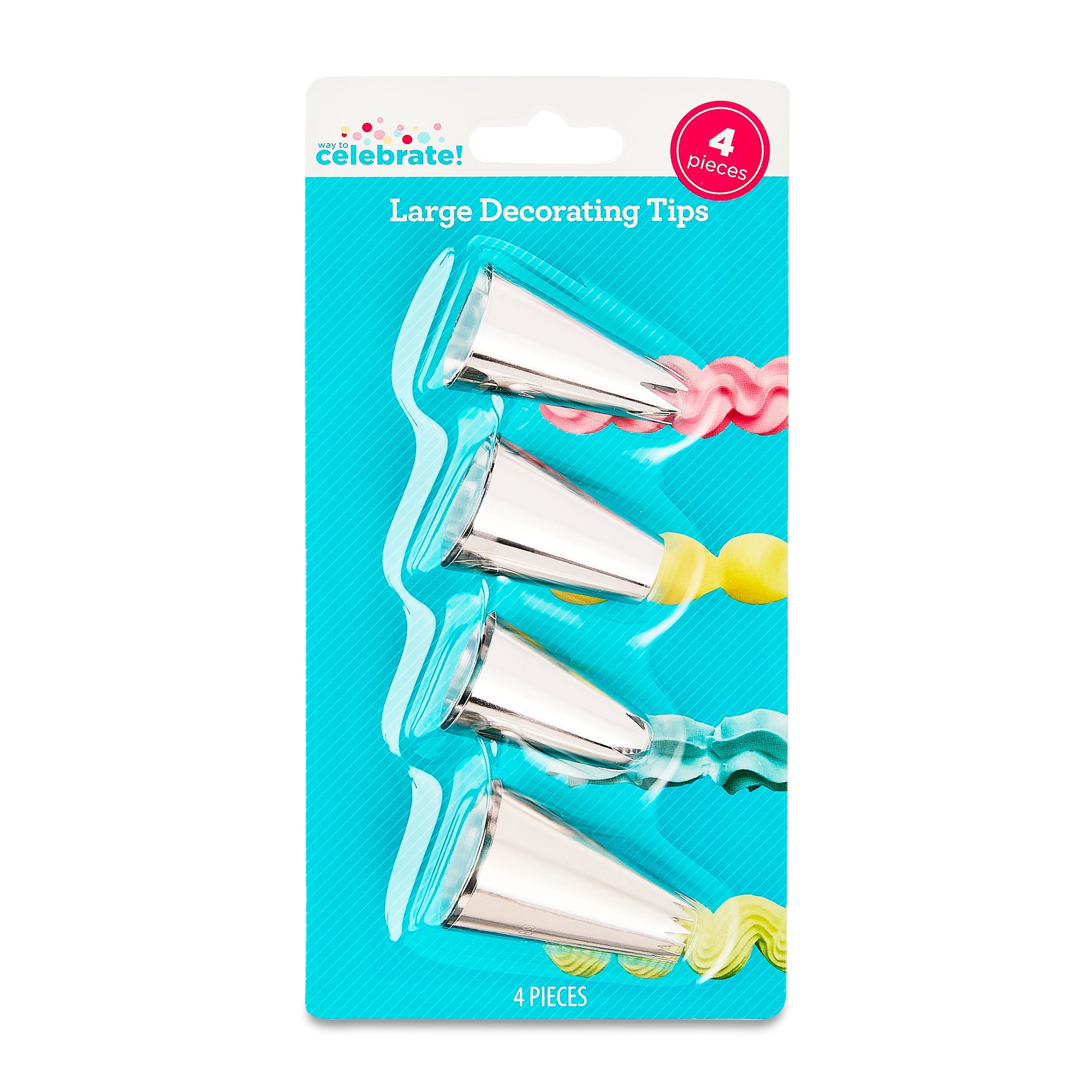 Time-Saving Large Decorating Tips, 4 Pieces - Innovative Kitchen Helper for Modern Cooking Detail