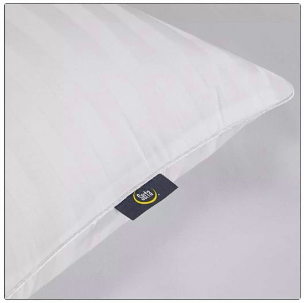 Orthopedic Support Comfy Sleep Bed Pillow Queen Size, Pack of 2 - Ergonomic Memory Foam Pillow for Neck Pain Support Detail