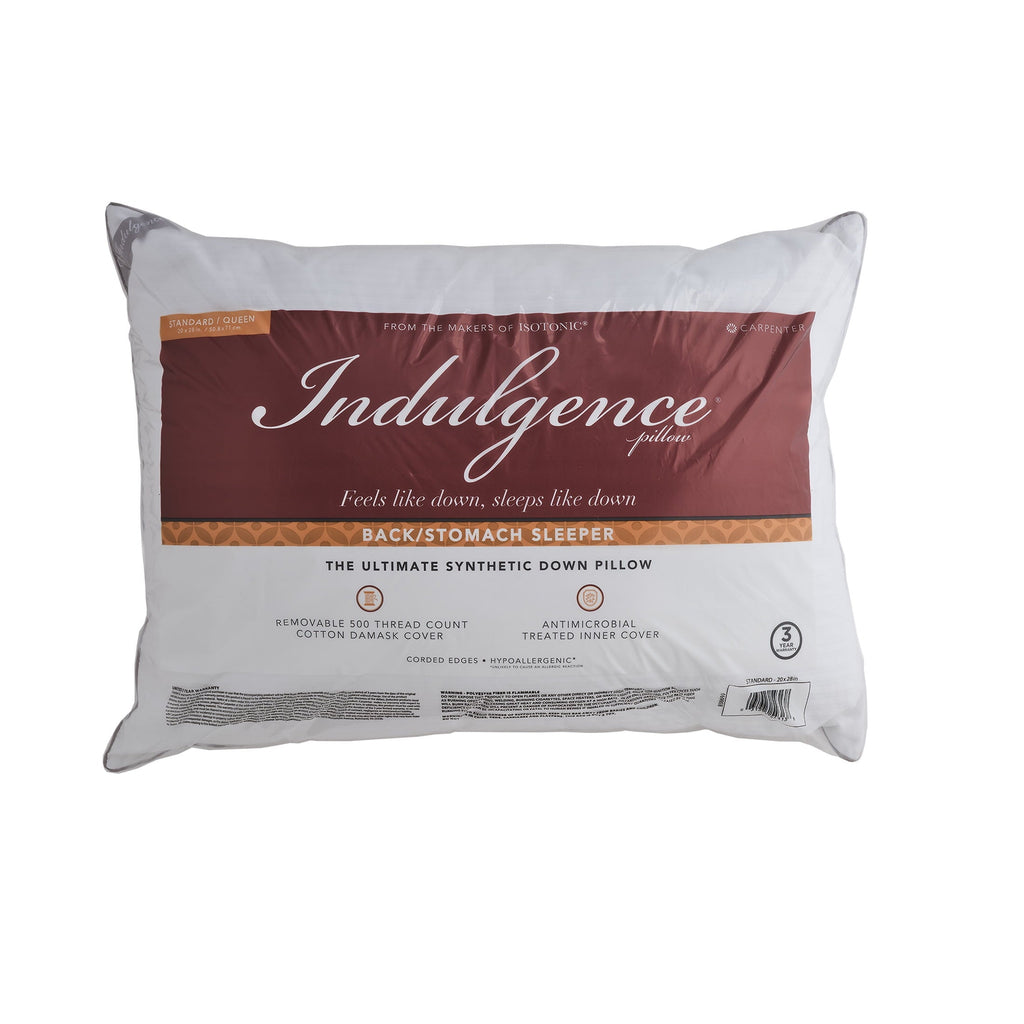 Hotel Collection Down Alternative Bed Pillow, Standard/Queen - Ergonomic Memory Foam Pillow for Neck Pain Support Detail