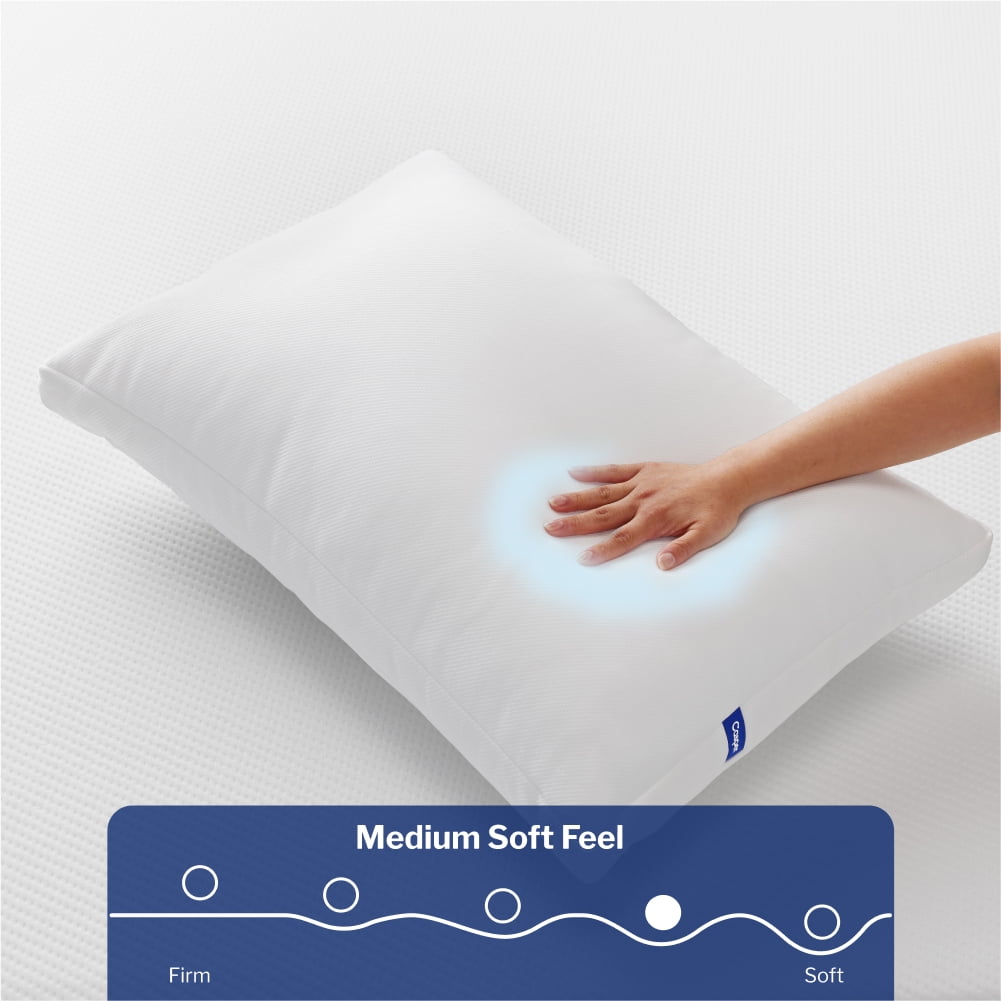 Ergonomic Memory Foam Sleep Essential Cooling Pillow, Standard - Decorative Throw Pillow Cushion for Sofa & Bed Detail