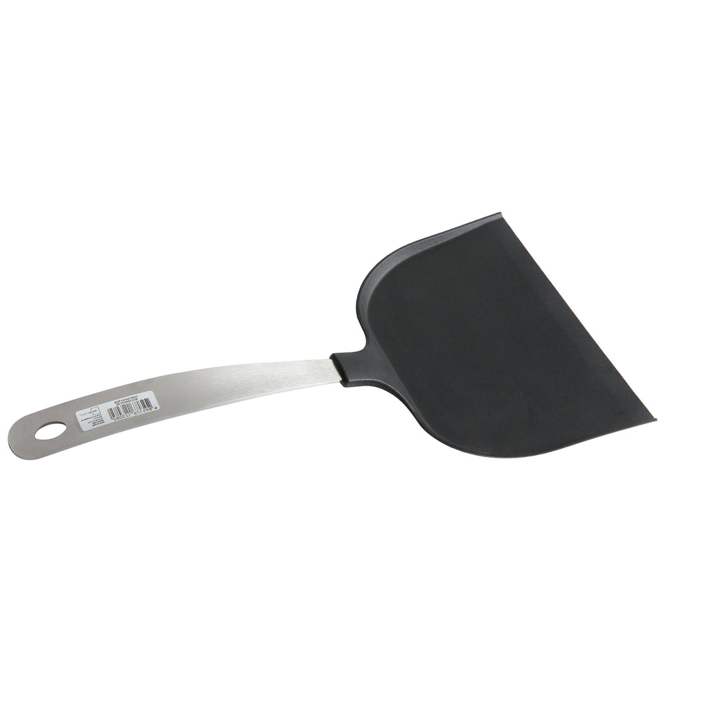Chef-Quality Jumbo Baking 12.8 in Stainless Steel Nylon Kitchen Spatula - High-Precision Culinary Tool for Baking & Cooking Detail