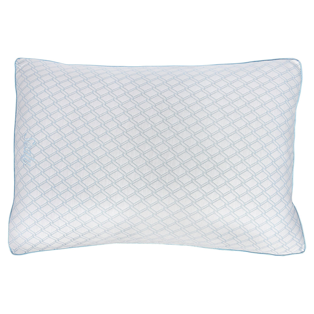 Ergonomic Memory Foam Cooling Performance Odor Neutralizing Extra Firm Support Machine Washable Pillow, King - Hotel Quality Plush Sleeping Pillows Detail