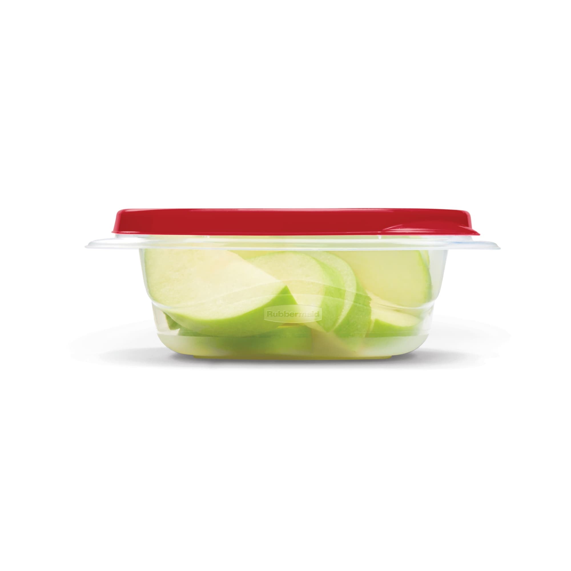 Sweet Treat Shaped 1.26-Cup Small Square Food Storage Containers, Ruby Red, 5 pack - Deliciously Soft Cupcake Sensory Glob Detail