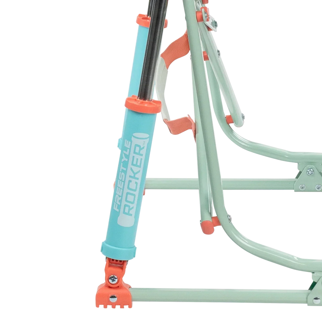 Patented Spring-Action Freestyle Rocker - Choice 711 - Heavy-Duty Kickback Rocker with Beverage Holder Detail