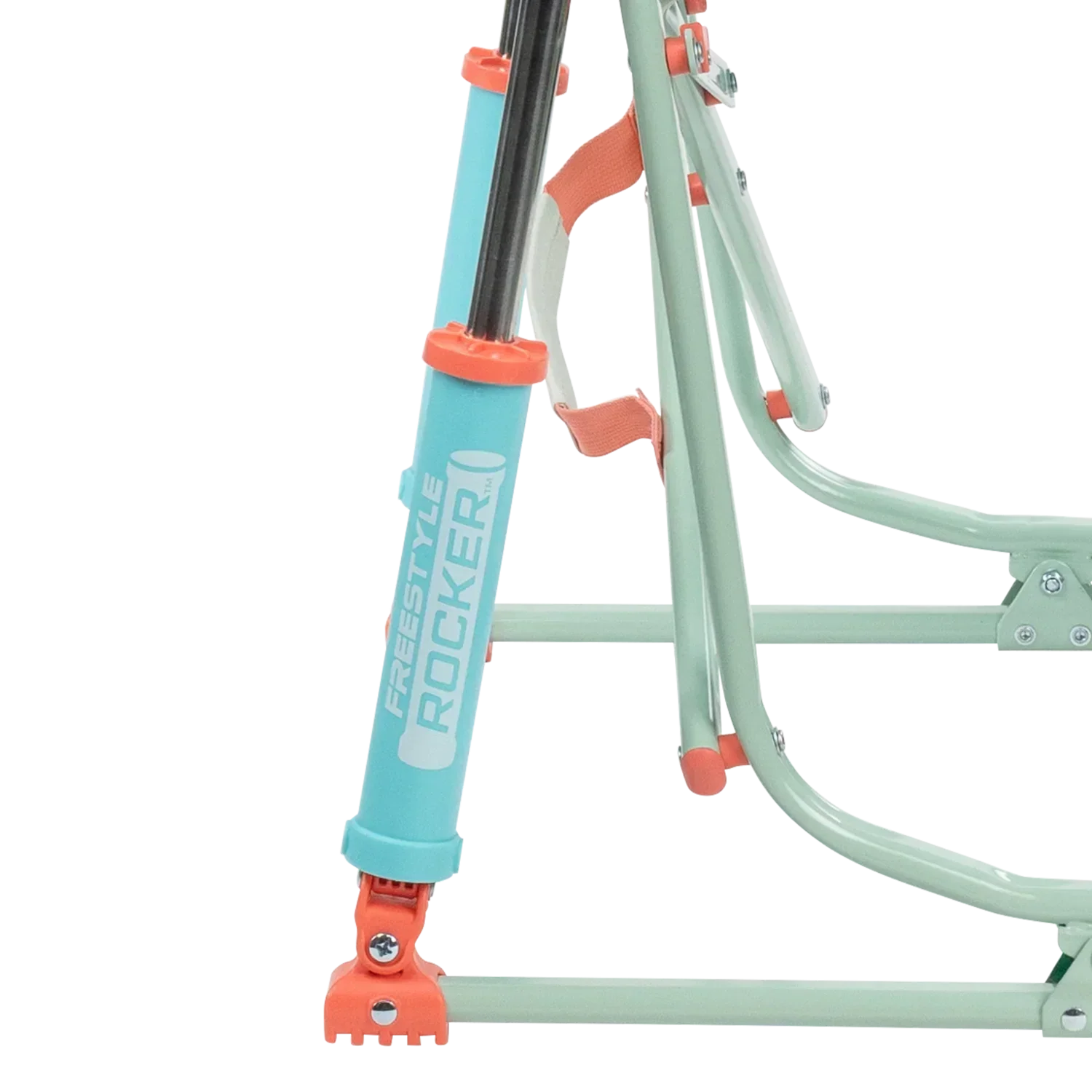 Patented Spring-Action Freestyle Rocker - Choice 711 - Heavy-Duty Kickback Rocker with Beverage Holder Detail