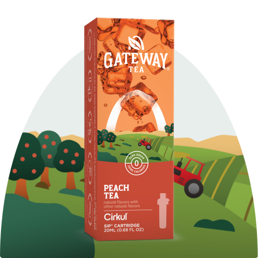 Sugar-Free Gateway Peach Tea 97HL - Vitamin-Infused Natural Refreshing Flavor Core - Default Title