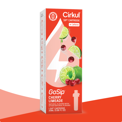 Zero-Calorie GoSip Cherry Limeade 1XY7 - Zero-Calorie Multi-Flavor Sip Pods for Water Bottle - Default Title
