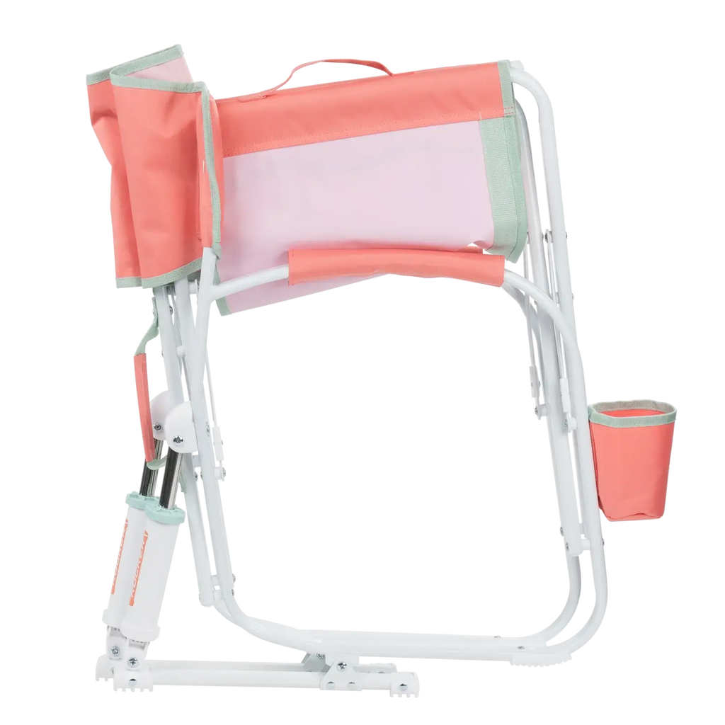 Premium All-Weather Grab & Go Rocker - Choice 551 - Heavy-Duty Kickback Rocker with Beverage Holder Detail