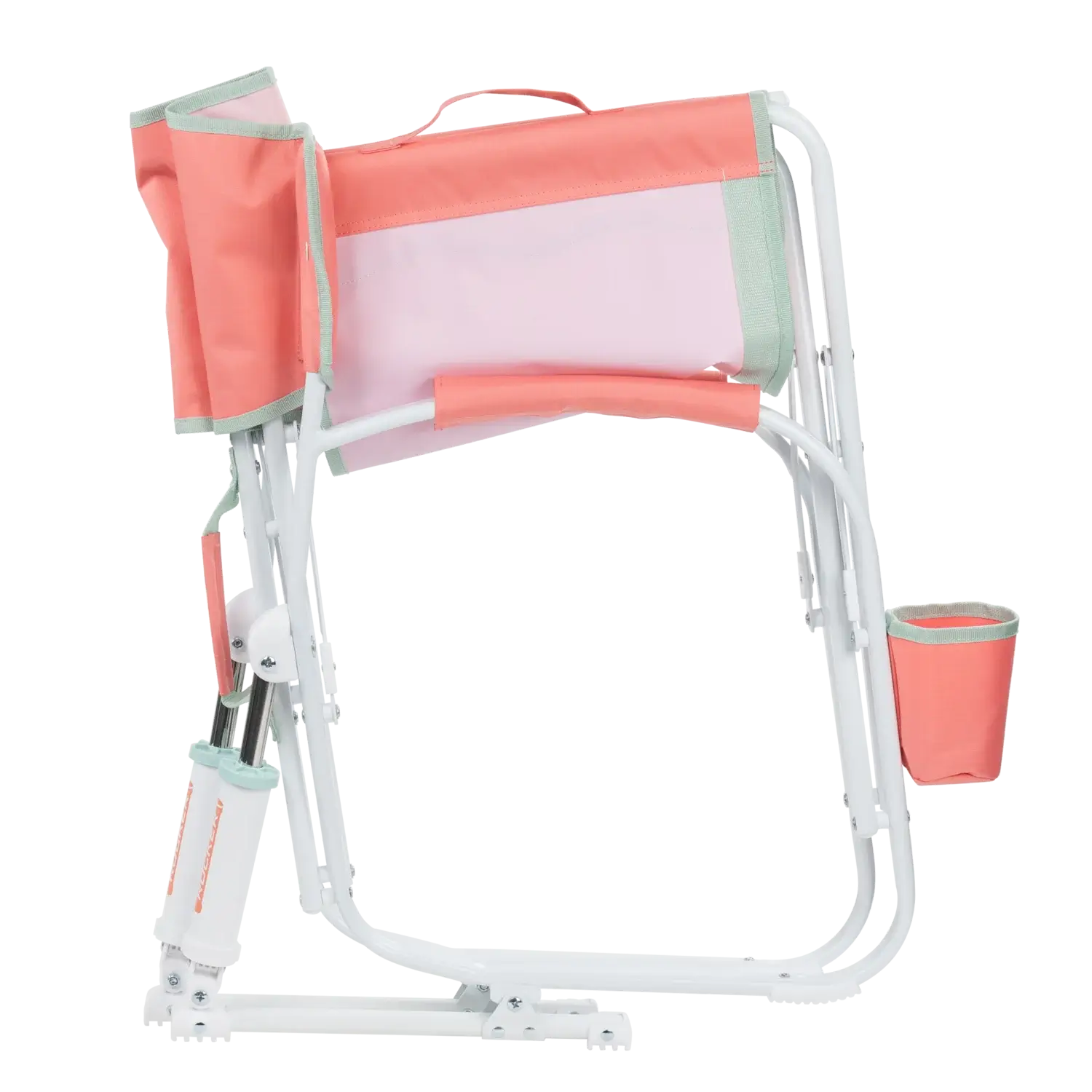 Premium All-Weather Grab & Go Rocker - Choice 551 - Heavy-Duty Kickback Rocker with Beverage Holder Detail