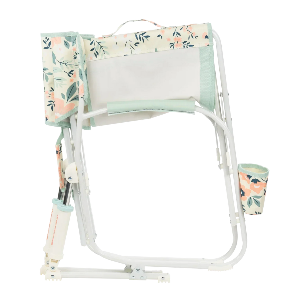Premium All-Weather Grab & Go Rocker - Choice 551 - Heavy-Duty Kickback Rocker with Beverage Holder Detail