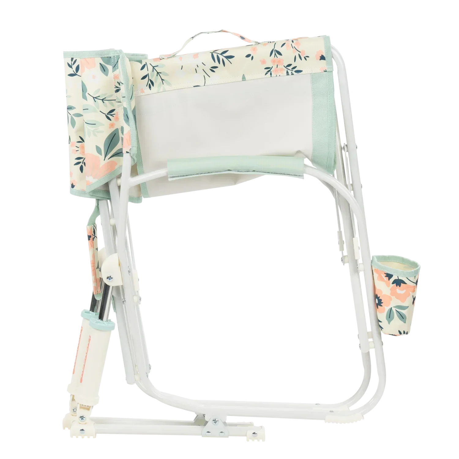 Premium All-Weather Grab & Go Rocker - Choice 551 - Heavy-Duty Kickback Rocker with Beverage Holder Detail