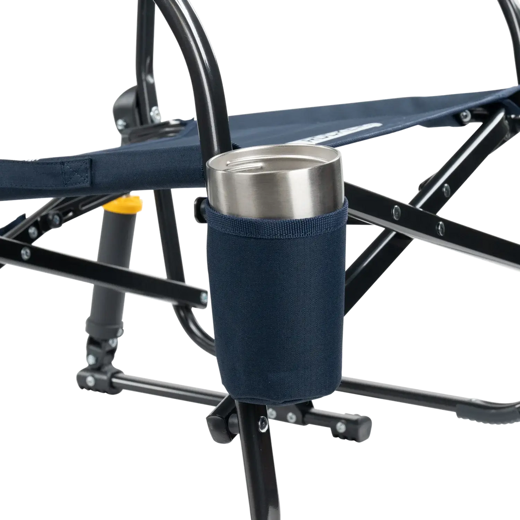 Premium All-Weather Grab & Go Rocker - Choice 551 - Heavy-Duty Kickback Rocker with Beverage Holder Detail