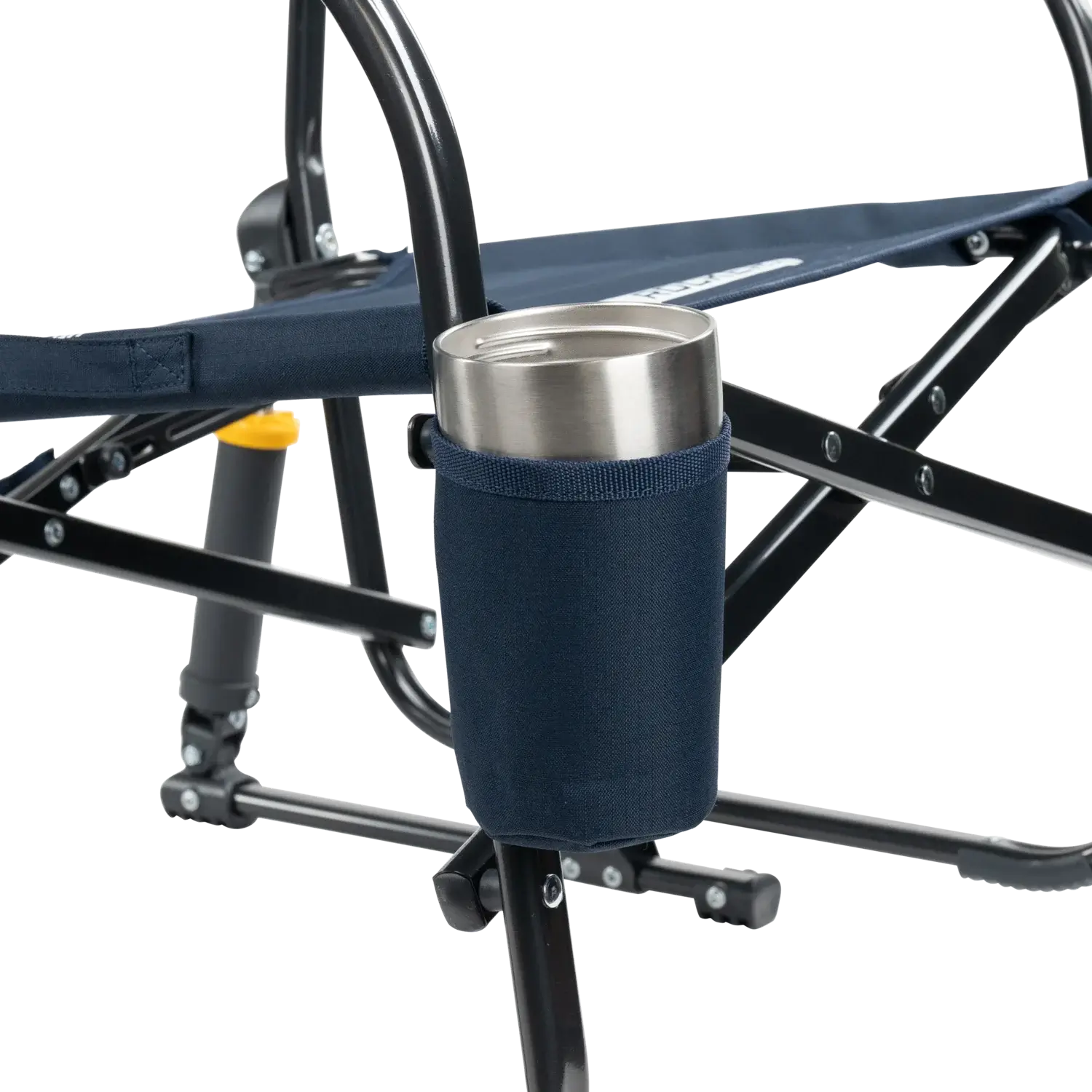 Premium All-Weather Grab & Go Rocker - Choice 551 - Heavy-Duty Kickback Rocker with Beverage Holder Detail