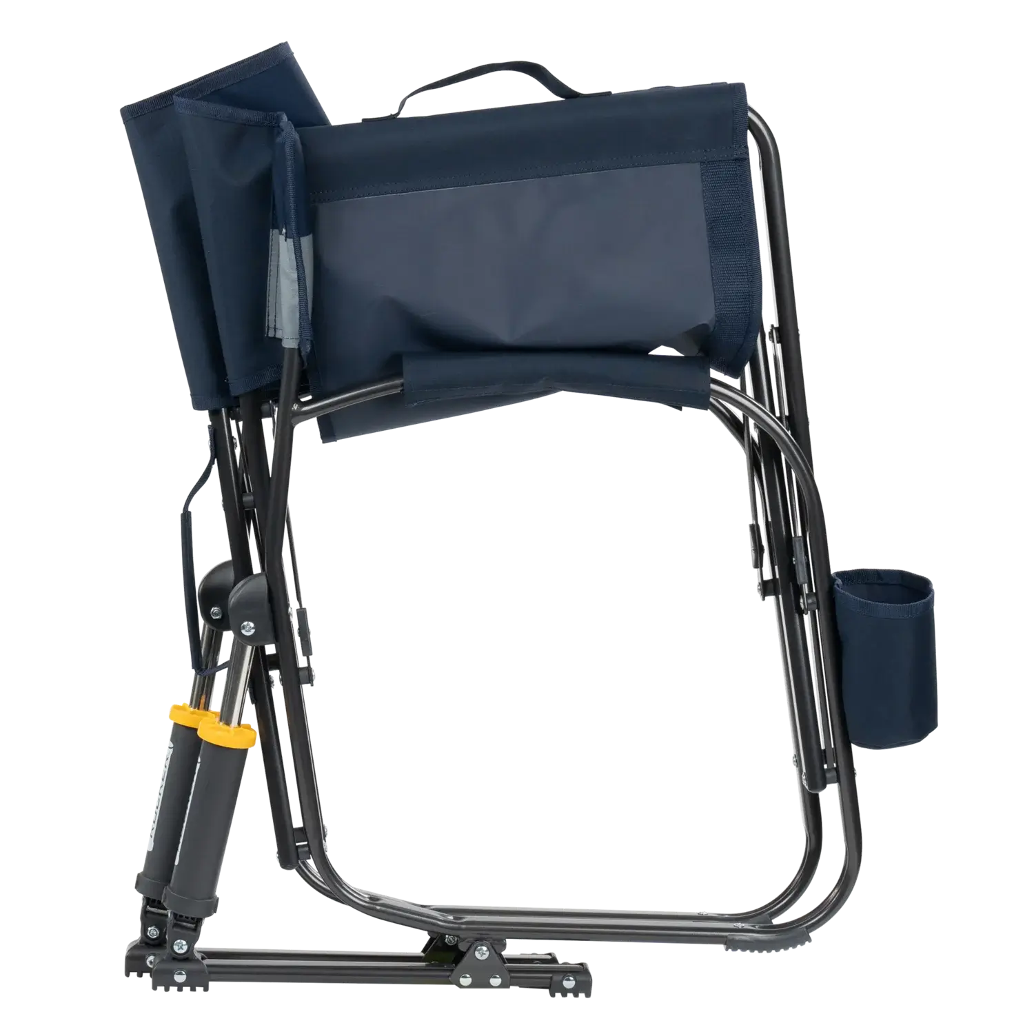 Premium All-Weather Grab & Go Rocker - Choice 551 - Heavy-Duty Kickback Rocker with Beverage Holder Detail
